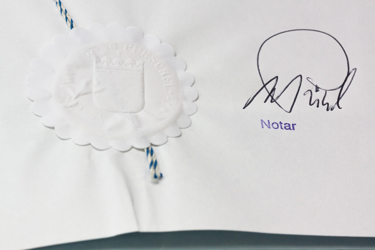 certificate, bavaria, notary